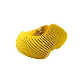 Yellow Helix 3D printed bracelet